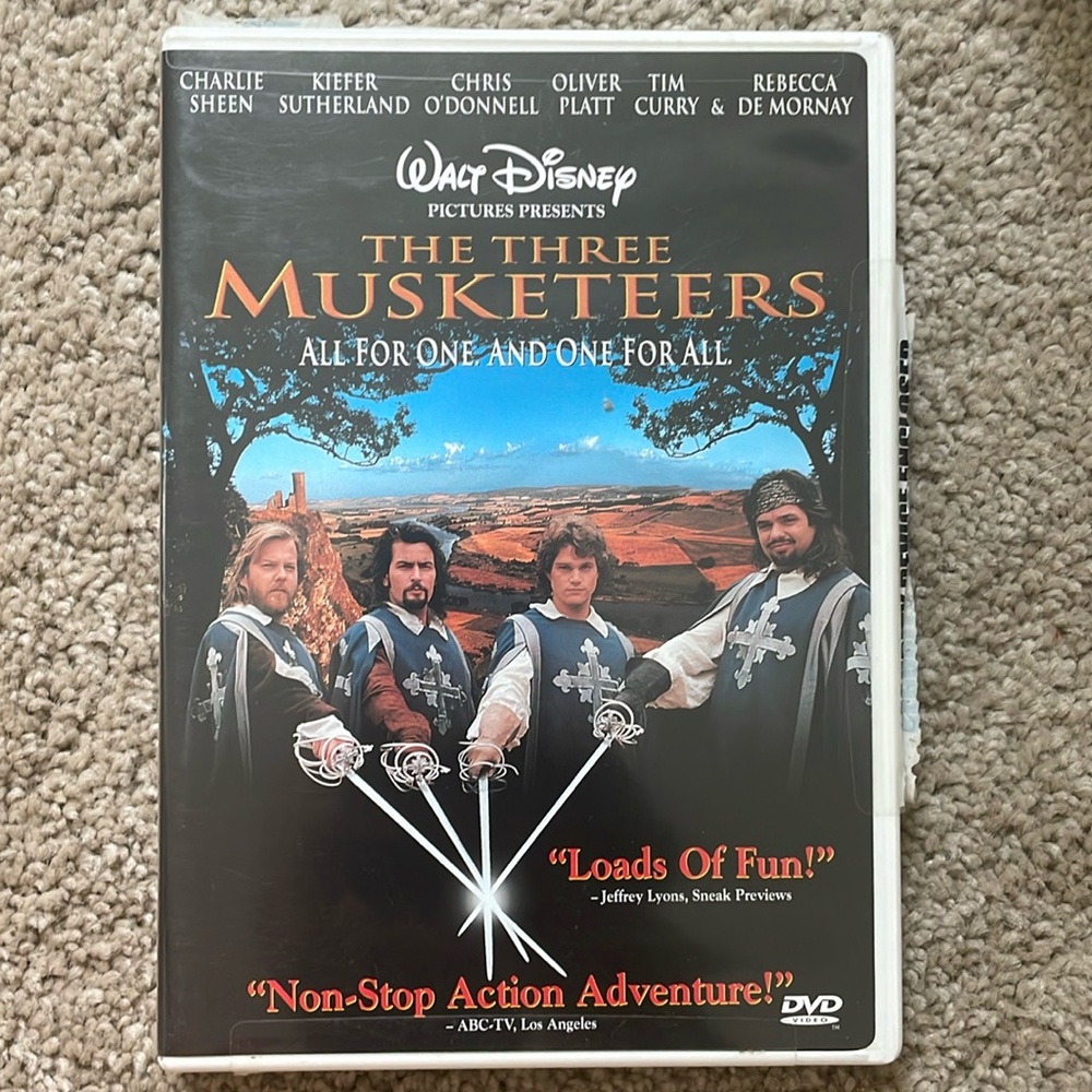 The Three Musketeers DVD